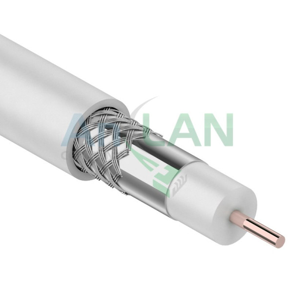ProConnect 01-2251 Кабель RG-6U, (32%), 75 Ом, 100м., белый