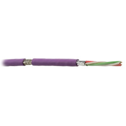 Teldor 9PS3201101 Кабель для интерфейса PROFIBUS-DP, 1x2x22 AWG (solid 0.6 mm), экран - алюминиевая фольга и медная оплетка (65%), PVC, аналог Belden 3079A