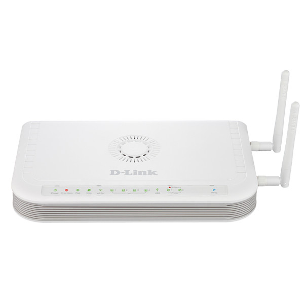 D-Link DVG-N5402GF Беспроводной гигабитный маршрутизатор с 2 FXS-портами, комбо-портом 1000Base-T/SFP WAN и USB-портом (опционально)