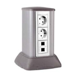 DKC / ДКС 19523 In-liner Aero Миниколонна распределительная алюминиевая, 0.25м, цвет черный, RAL 7021