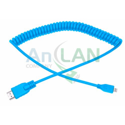 REXANT 17-7225 Шнур HDMI - micro HDMI 2М синий витой