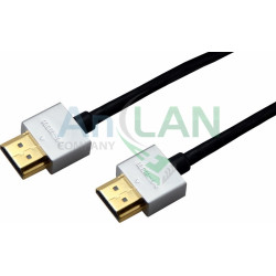 REXANT 17-6703 Шнур HDMI - HDMI gold 1.5М Ultra Slim (блистер)