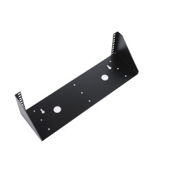 Кронштейн телекоммуникационный настенный вертикальный 3U, цвет черный