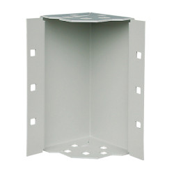 ZPAS WZ-2174-02-00-011 Уголок для цоколя, высотой 200 mm, шириной 100мм, глубиной 100мм, без ножек, цвет серый (RAL 7035) (2174-2)