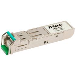 D-Link DEM-331T/20KM WDM SFP-трансивер с 1 портом 1000BASE-BX-D (Tx:1550 нм, Rx:1310 нм) для одномодового оптического кабеля (до 20 км)