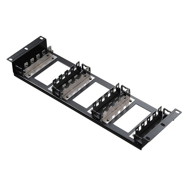 Hyperline KR-19-FRAME-CON-150 Рама 19 для крепления 15 плинтов для телефонии, 3U, углубленная