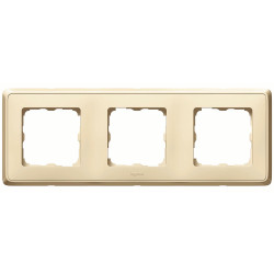 LEGRAND 773753 Рамка 3 поста, слоновая кость, Cariva