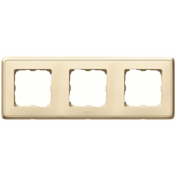 LEGRAND 773753 Рамка 3 поста, слоновая кость, Cariva
