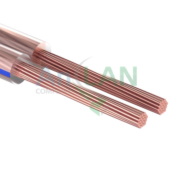 ProConnect 01-6205-6 Кабель акустический, 2х1.00кв.мм, прозрачный BLUELINE, 100 м.