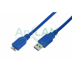 REXANT 18-1632 Шнур штекер USB A 3.0 - штекер micro USB 3.0 0,75м