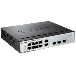 D-Link DGS-3000-10TC/A1A Управляемый коммутатор уровня 2 с 8 портами 10/100/1000 Base-T и 2 комбо-портами 10/100/1000BASE-T/SFP