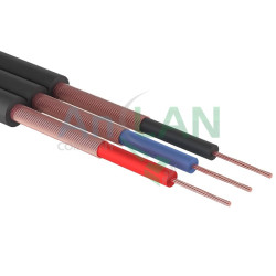 ProConnect 01-6003-6 Кабель ШГЭС, 3 жилы, плоский, черный, 100 м., LT