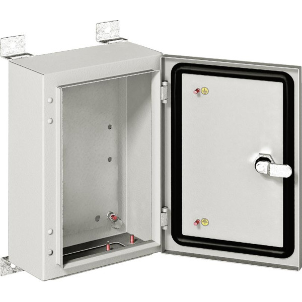 ZPAS WZ-2285-01-03-011 Шкаф электрический, серия SWN, 400х300х210 (ВхШхГ), c монтажной панелью, IP65, цвет серый (RAL 7035) (SWN-2285-1-3-3)