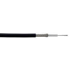 Hyperline COAX-RG58-500 (500 м) Кабель коаксиальный RG-58, 50 Ом, жила - 20 AWG, общий диаметр 4.95мм, PVC, черный