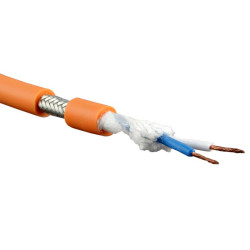 Canare L-2T2S ORANGE Кабель для микрофонов 2x23AWG (медь, многожильный), внеш. диам- 6.0 мм, экран (оплетка 94%, медь), оранжевый