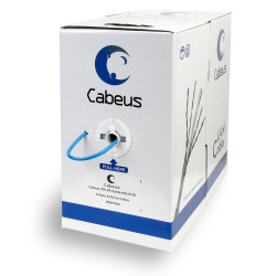 Cabeus UTP-4P-Cat.5e-SOLID-BL Кабель витая пара UTP (U/UTP), категория 5e, 4 пары 0,51мм (24 AWG), одножильный, cиний (305 м)