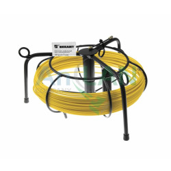 REXANT 27-1320 Протяжка кабельная (мини УЗК в металлической касете), 20м, стеклопруток, d=3мм, латунный наконечник, заглушка.