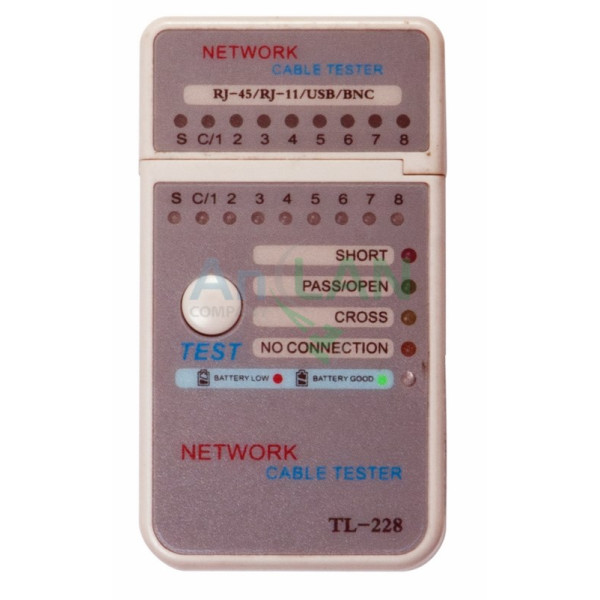 REXANT 12-1010 Тестер Кабеля мини RJ-45 (HT-C004) (HT-228)